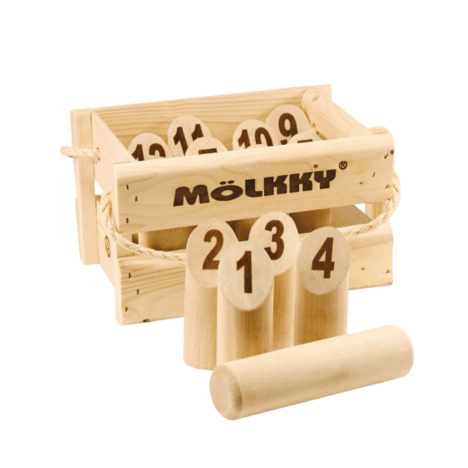 Mölkky viskemäng kast originaal